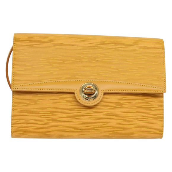 LOUIS VUITTON Epi Arsch Shoulder Bag Yellow M52579 LV Auth 139923
