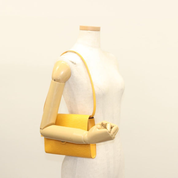 LOUIS VUITTON Epi Arsch Shoulder Bag Yellow M52579 LV Auth 139923