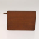 LOUIS VUITTON Epi Pochette Homme Clutch Bag 2Set Black Brown LV Auth 139924-11