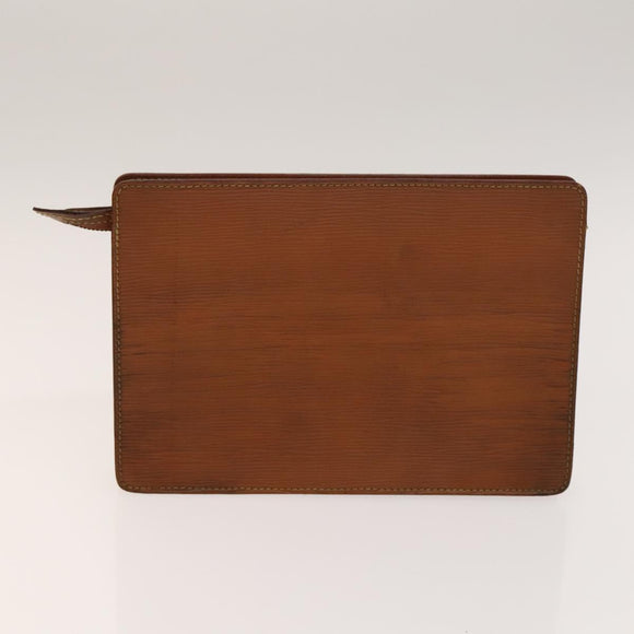 LOUIS VUITTON Epi Pochette Homme Clutch Bag 2Set Black Brown LV Auth 139924