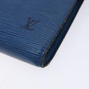 LOUIS VUITTON Epi Pochette Accessoires Pouch Blue M52985 LV Auth 139925-14