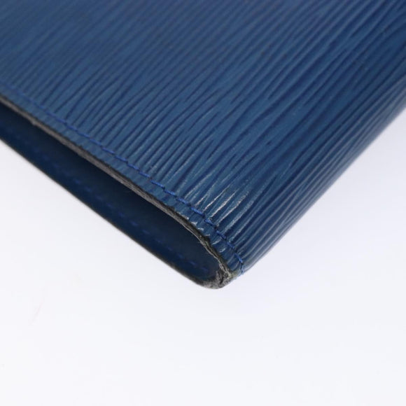 LOUIS VUITTON Epi Pochette Accessoires Pouch Blue M52985 LV Auth 139925
