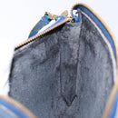 LOUIS VUITTON Epi Pochette Accessoires Pouch Blue M52985 LV Auth 139925-12