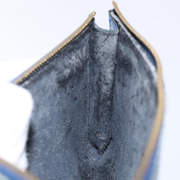 LOUIS VUITTON Epi Pochette Accessoires Pouch Blue M52985 LV Auth 139925