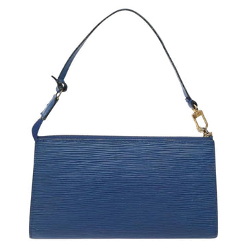 LOUIS VUITTON Epi Pochette Accessoires Pouch Blue M52985 LV Auth 139925 - 0