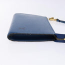 LOUIS VUITTON Epi Pochette Accessoires Pouch Blue M52985 LV Auth 139925-3