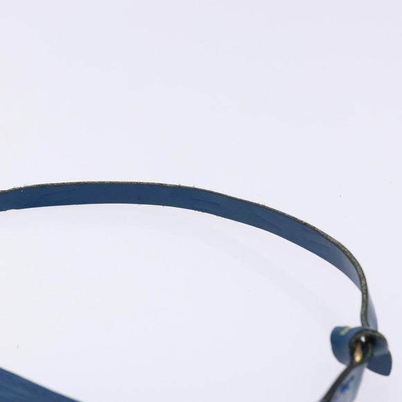 LOUIS VUITTON Epi Pochette Accessoires Pouch Blue M52985 LV Auth 139925