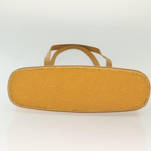 LOUIS VUITTON Epi Lussac Shoulder Bag Yellow M52289 LV Auth 139926