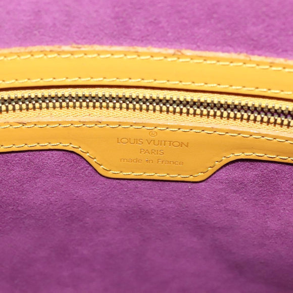 LOUIS VUITTON Epi Lussac Shoulder Bag Yellow M52289 LV Auth 139926