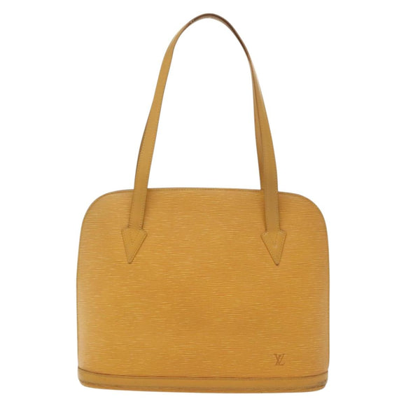 LOUIS VUITTON Epi Lussac Shoulder Bag Yellow M52289 LV Auth 139926