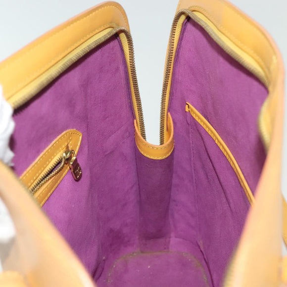 LOUIS VUITTON Epi Lussac Shoulder Bag Yellow M52289 LV Auth 139926