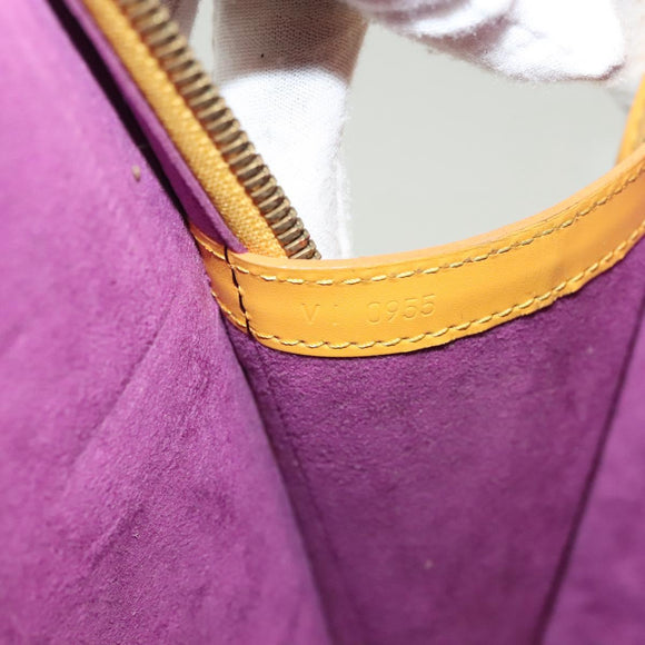 LOUIS VUITTON Epi Lussac Shoulder Bag Yellow M52289 LV Auth 139926