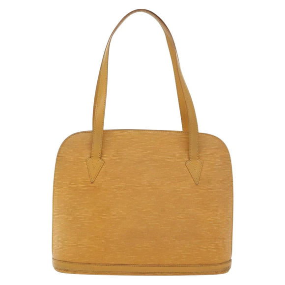 LOUIS VUITTON Epi Lussac Shoulder Bag Yellow M52289 LV Auth 139926