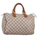 LOUIS VUITTON Damier Azur Speedy 30 Hand Bag N41533 LV Auth 139928-1