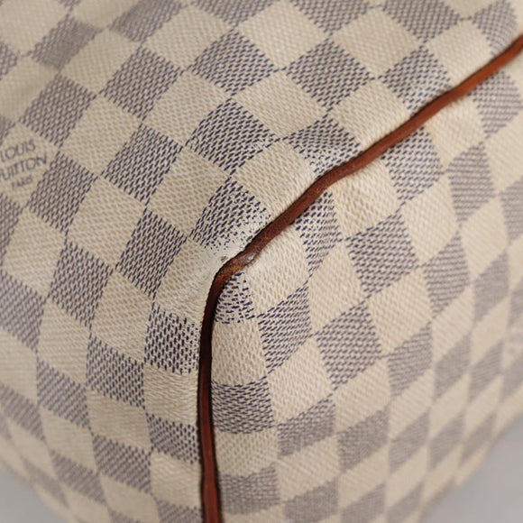 LOUIS VUITTON Damier Azur Speedy 30 Hand Bag N41533 LV Auth 139928