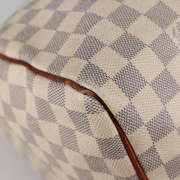 LOUIS VUITTON Damier Azur Speedy 30 Hand Bag N41533 LV Auth 139928