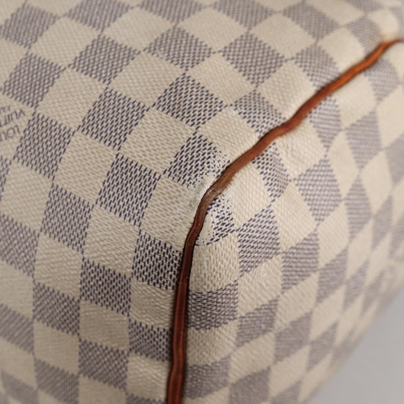 LOUIS VUITTON Damier Azur Speedy 30 Hand Bag N41533 LV Auth 139928