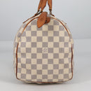 LOUIS VUITTON Damier Azur Speedy 30 Hand Bag N41533 LV Auth 139928-5