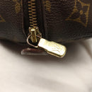 LOUIS VUITTON Monogram Trousse Demi Ronde Cosmetic Pouch M47520 LV Auth 139929-8
