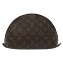 LOUIS VUITTON Monogram Trousse Demi Ronde Cosmetic Pouch M47520 LV Auth 139929-13