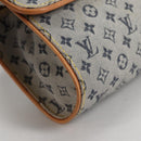 LOUIS VUITTON Monogram Mini Camille Chain Shoulder Bag Blue M92002 Auth 139930V-11