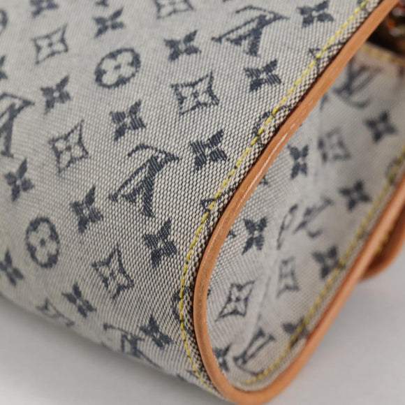 LOUIS VUITTON Monogram Mini Camille Chain Shoulder Bag Blue M92002 Auth 139930V