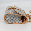 LOUIS VUITTON Monogram Mini Camille Chain Shoulder Bag Blue M92002 Auth 139930V-5