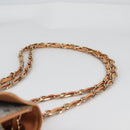 LOUIS VUITTON Monogram Mini Camille Chain Shoulder Bag Blue M92002 Auth 139930V-9