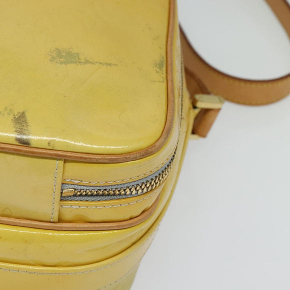 LOUIS VUITTON Monogram Vernis Wooster Shoulder Bag Gris M91036 LV Auth 139931