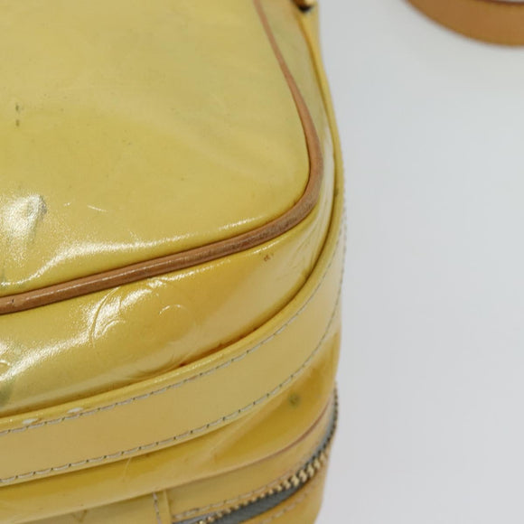 LOUIS VUITTON Monogram Vernis Wooster Shoulder Bag Gris M91036 LV Auth 139931