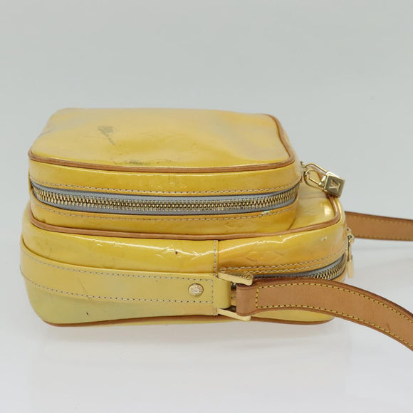 LOUIS VUITTON Monogram Vernis Wooster Shoulder Bag Gris M91036 LV Auth 139931