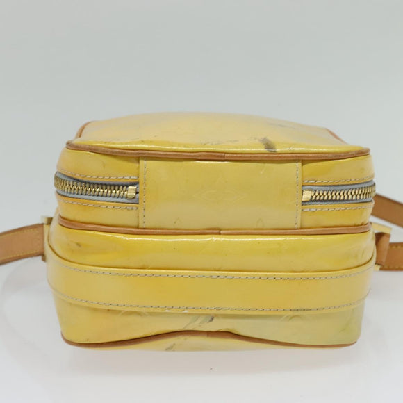 LOUIS VUITTON Monogram Vernis Wooster Shoulder Bag Gris M91036 LV Auth 139931