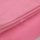 PRADA Accessory Pouch Nylon Pink Silver Auth 139940-14