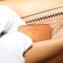 CELINE Macadam Canvas Shoulder Bag PVC Leather Brown Gold Auth 139945-12