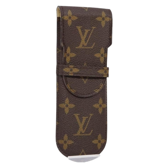 LOUIS VUITTON Monogram Etui Stilo Pen Case M62990 LV Auth 139946