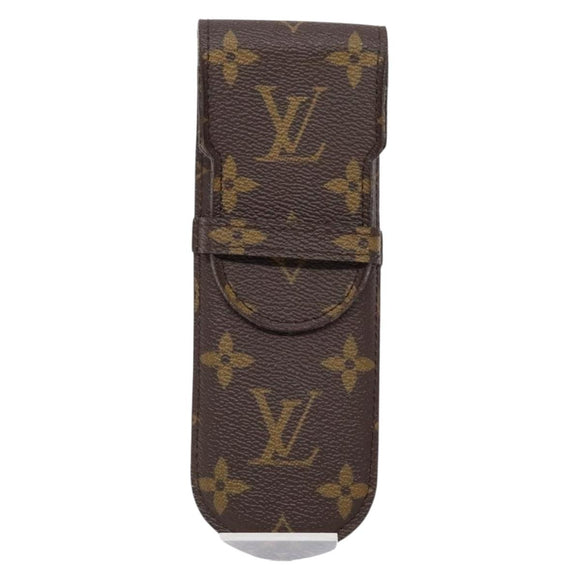LOUIS VUITTON Monogram Etui Stilo Pen Case M62990 LV Auth 139946