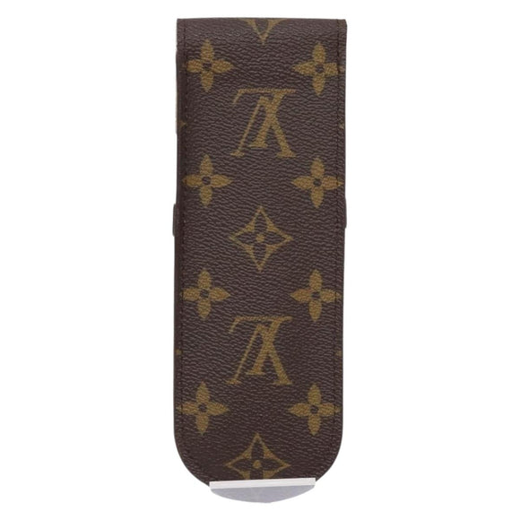 LOUIS VUITTON Monogram Etui Stilo Pen Case M62990 LV Auth 139946
