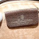 GUCCI GG Supreme Web Sherry Line Bag PVC Beige Gold Red 116 02 089 Auth 139947-19