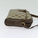 GUCCI GG Supreme Web Sherry Line Bag PVC Beige Gold Red 116 02 089 Auth 139947-4