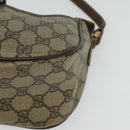 GUCCI GG Supreme Web Sherry Line Bag PVC Beige Gold Red 89 02 032 Auth 139948-15