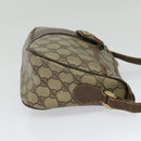 GUCCI GG Supreme Web Sherry Line Bag PVC Beige Gold Red 89 02 032 Auth 139948-4
