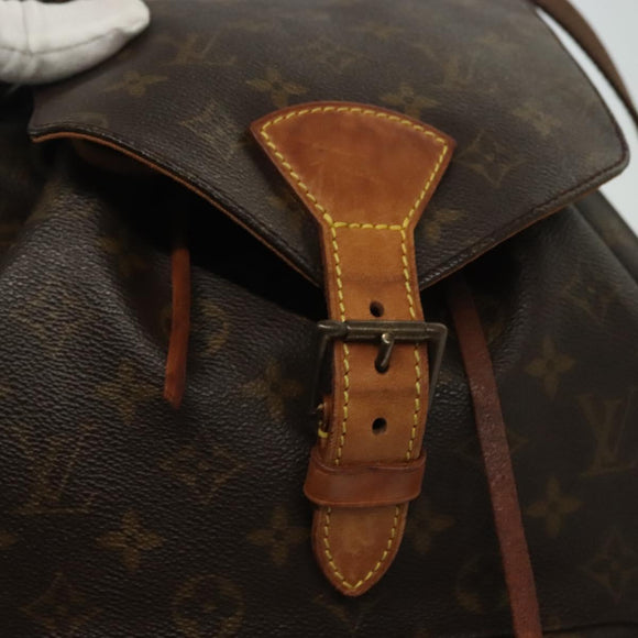 LOUIS VUITTON Monogram Montsouris GM Backpack M51135 LV Auth 139951