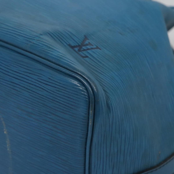 LOUIS VUITTON Epi Petit Noe Shoulder Bag Blue M44105 LV Auth 139956