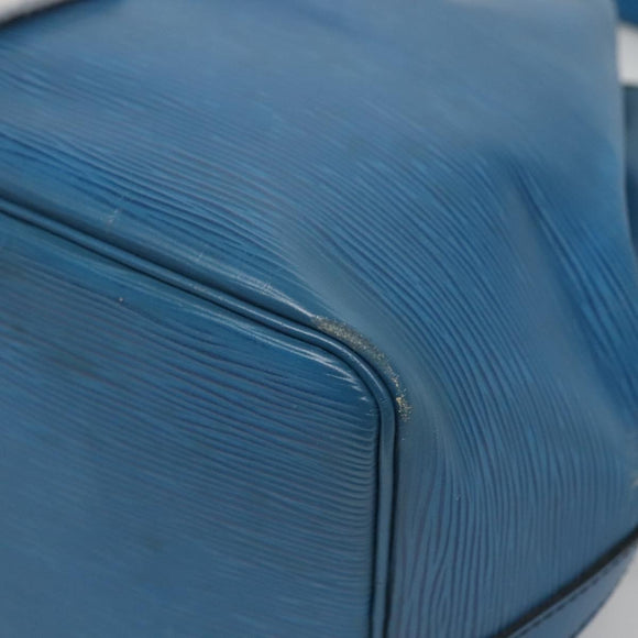 LOUIS VUITTON Epi Petit Noe Shoulder Bag Blue M44105 LV Auth 139956