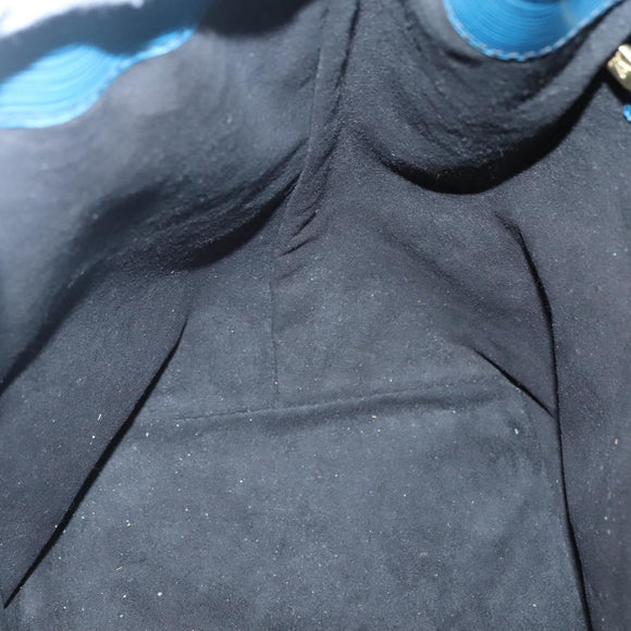 LOUIS VUITTON Epi Petit Noe Shoulder Bag Blue M44105 LV Auth 139956