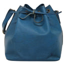 LOUIS VUITTON Epi Petit Noe Shoulder Bag Blue M44105 LV Auth 139956-13