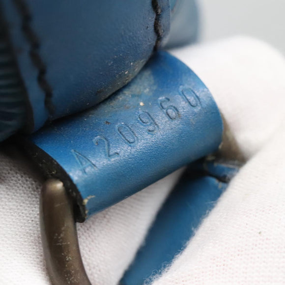 LOUIS VUITTON Epi Petit Noe Shoulder Bag Blue M44105 LV Auth 139956