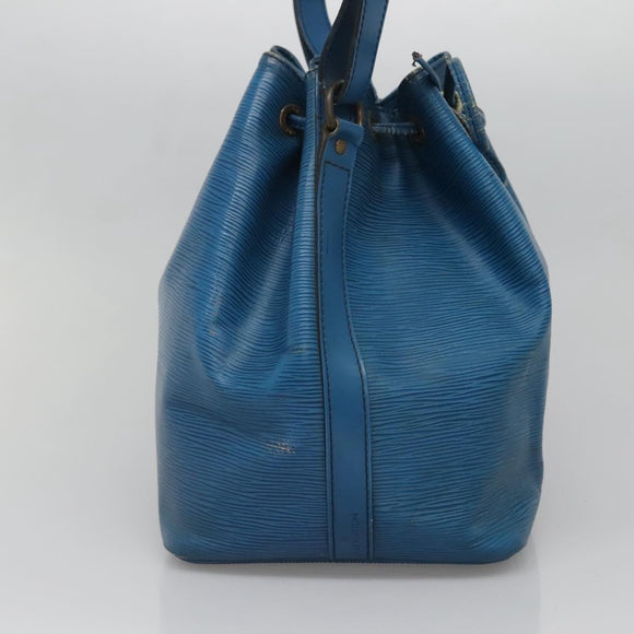 LOUIS VUITTON Epi Petit Noe Shoulder Bag Blue M44105 LV Auth 139956