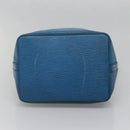 LOUIS VUITTON Epi Petit Noe Shoulder Bag Blue M44105 LV Auth 139956-5