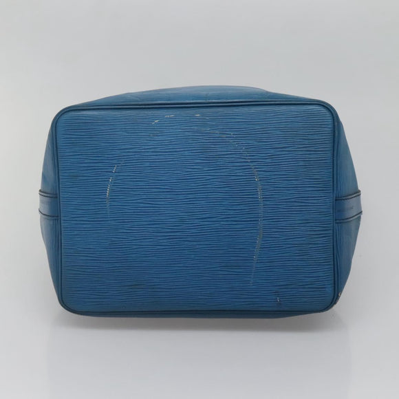 LOUIS VUITTON Epi Petit Noe Shoulder Bag Blue M44105 LV Auth 139956